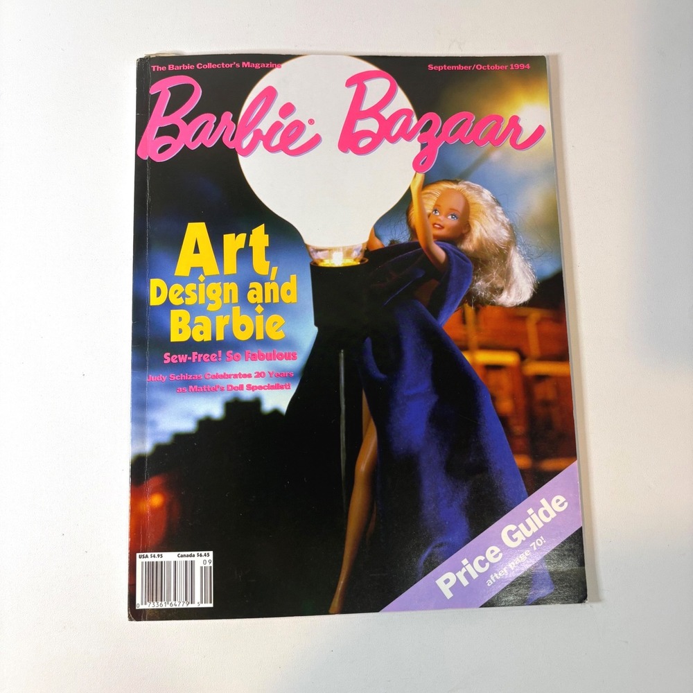 Barbie Bazaar Magazine September October 1994 Art Design Price Guide Vintage